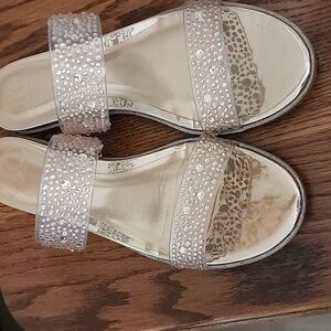 Jennifer Lopez Rose Gold Sandals